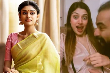 லைவ் வீடியோவில் நடிகை ஓவியாவை கட்டிபிடித்து முத்தமிட்ட நபர்- இவர் நடிகையின் காதலரா?