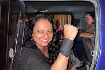 பிணையில் வெளியே வந்தார் நடிகை தமிதா!