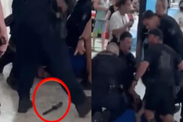 சிட்னி வர்த்தக நிலையத்திற்குள் கத்தியுடன் ஓடிய நபரால் பரபரப்பு!