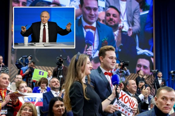 புடின் முன் தோழிக்கு Love propose செய்த செய்தியாளர்: கிண்டலடித்து மகிழ்ந்த புடின் | Reporter Proposes To His Lover In Front Of Putin