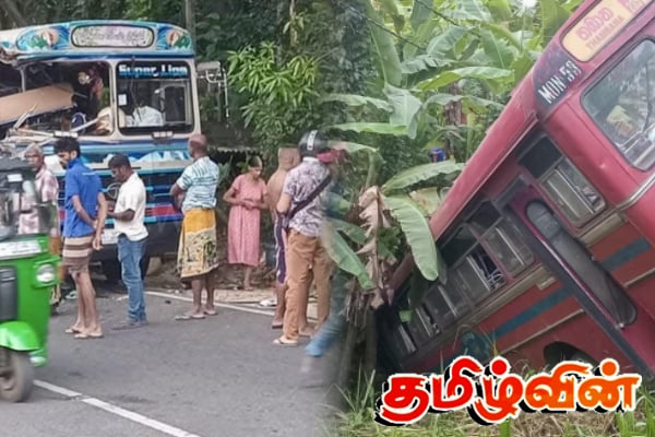 அதிகாலையில் கோர விபத்து - ஒருவர் பலி - 32 பேர் காயம் | Accident Involving Two Buses 1 Dead 22 Injured