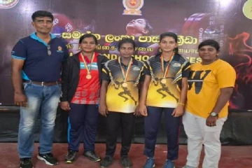 தேசிய மட்ட பளு தூக்கல் போட்டியில் திருகோணமலை மாணவிகள் சாதனை