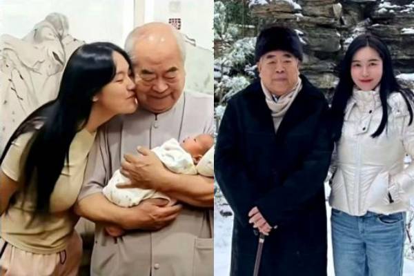 87 old chinese artist father of baby