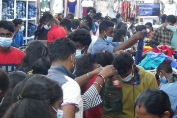 பண்டிகைக்காக குவிந்த மக்கள்! தீபாவளி கொத்தணி உருவாகுமா?