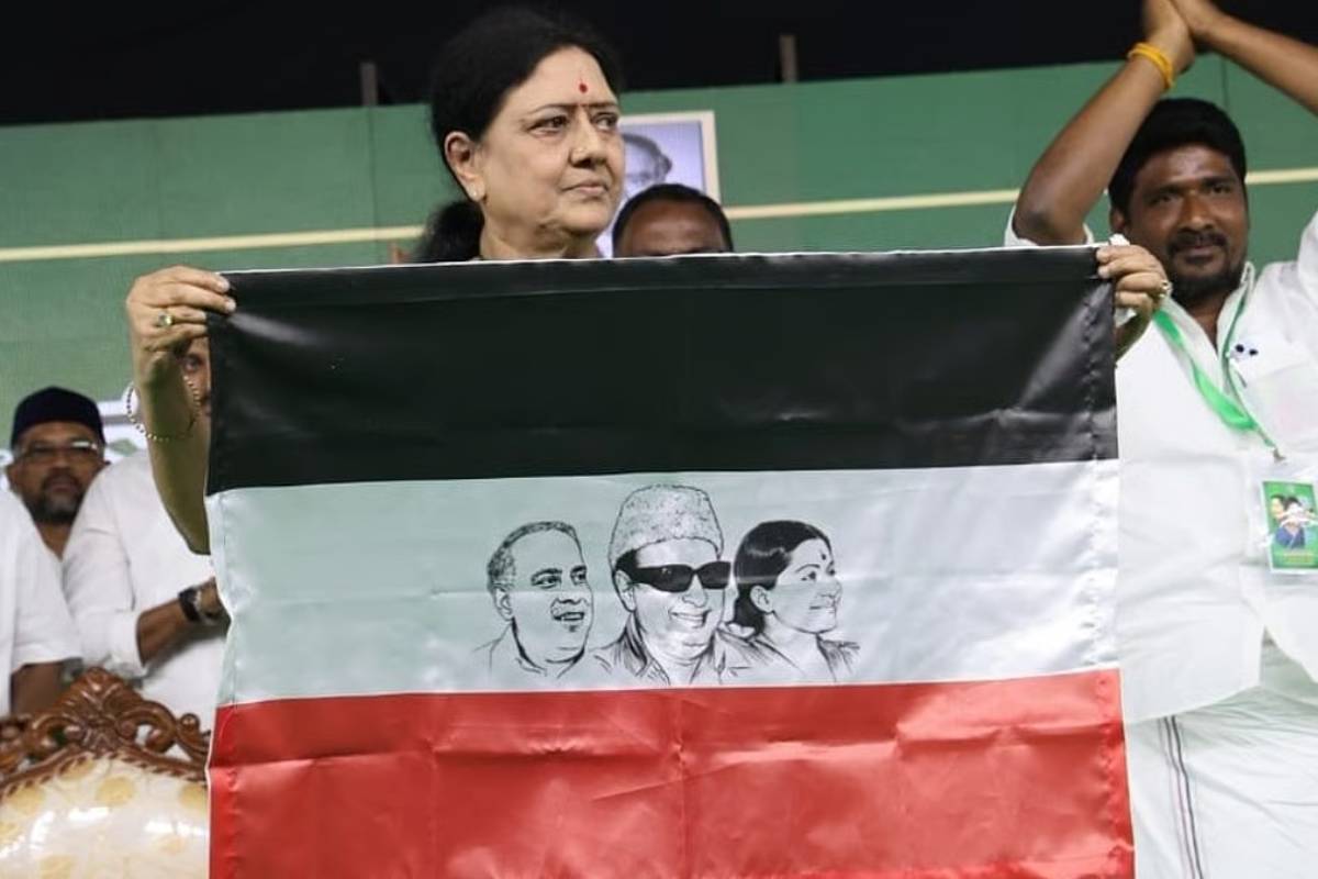 அஇபுதமமுக - கட்சியின் பெயர், சின்னத்தை அறிவித்த வி.கே.சசிகலா | Vk Sasikala Announced New Party Name Symbol