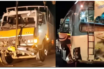 அதிவேகத்தில் வந்த லாரி.. வேன் மீது மோதி பயங்கர விபத்து - 7 பெண்கள் பலி!