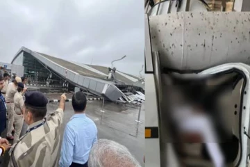 விமான நிலையத்தில் பயங்கர விபத்து; மேற்கூரை இடிந்து விழுந்து 3 பேர் பலி - ஷாக் சம்பவம்!