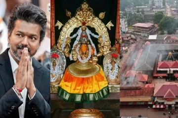 எம்.ஜி.ஆர்., ஜெயலலிதா வழியில் மூகாம்பிகை கோவிலில் தரிசனம் செய்யும் விஜய்