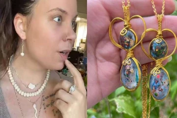 தகனம் செய்யப்பட்டவர்களின்  எச்சங்களில் ஆபரணங்கள்; வியப்பில் ஆழ்த்தும் கனேடிய பெண்