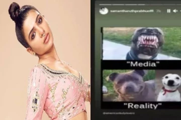 ஊடகங்களை நாயோடு ஒப்பிட்ட நடிகை சமந்தா - பெருகும் எதிர்ப்பு