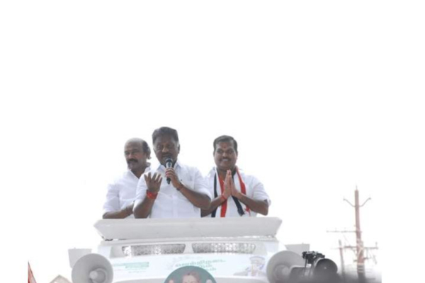 கலைஞரிடம் 2 ஏக்கர் நிலம் கேட்டதுக்கு கைகொடுத்து சென்றார் - ஓ.பி.எஸ் மதுரையில் பிரச்சாரம் | Kalaignar Land Ops Campaign Madurai