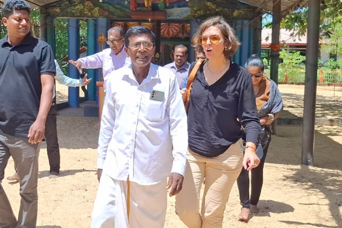 தாந்தாமலை முருகன் ஆலயப் பகுதியில் ஜேர்மன் பிரதி உயர்ஸ்தானிகர் கள ஆய்வு | German Deputy High Commissioner Thanthamalai
