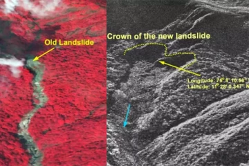 வயநாட்டில் நிலச்சரிவு எப்படி ஏற்பட்டது? - ISRO வெளியிட்ட செயற்கைக்கோள் புகைப்படங்கள்