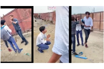 உ.பி.யில் தாழ்த்தப்பட்ட இளைஞன் மீது சராமரியாக தாக்குதல் - பதற வைக்கும் வீடியோ...!