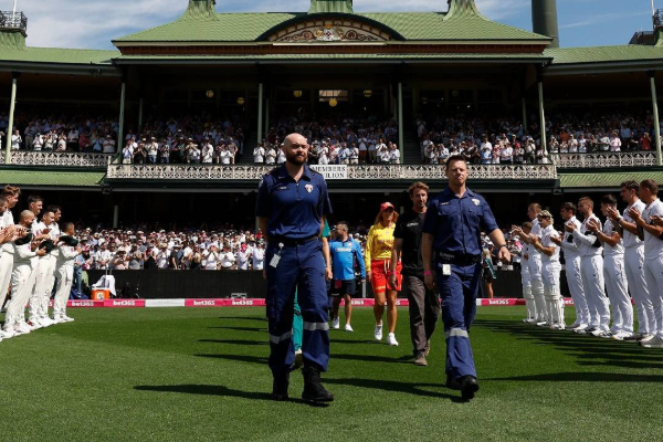 Bondi beach hero honoured in sydney ground Bondi beach hero honoured in sydney ground