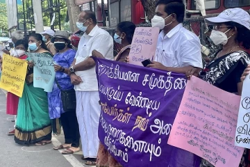 டயகம சிறுமிக்கு நீதி கோரி யாழில் மாபெரும் போராட்டம்