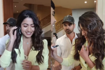 நெஞ்சுல ஆட்டோகிராப் போடுங்க.. ராஷ்மிகாவை கட்டாயப்படுத்திய ரசிகர்! வைரல் வீடியோ