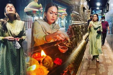 அம்மனின் குரல் கேட்கிறது...கோவிலில் ஐஸ்வர்யா ரஜினிகாந்த் தொடர் சாமி தரிசனம்..!