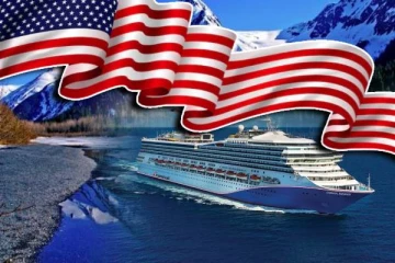 அமெரிக்காவில் பனிப் பாறையுடன் மோதிய சொகுசுக் கப்பல்