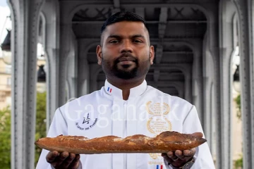 ඔලිම්පික් ගිනිසිළුව රැගෙන ගිය පළමු ලාංකිකයා. - (VIDEO)