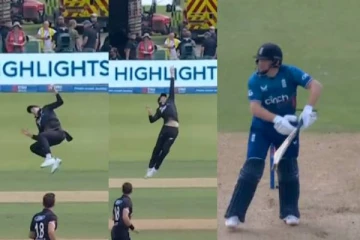 உடலை வில்லாக வளைத்து கேட்ச் பிடித்த வீரர்! மிரண்டுபோய் நின்ற பேர்ஸ்டோவின் வீடியோ