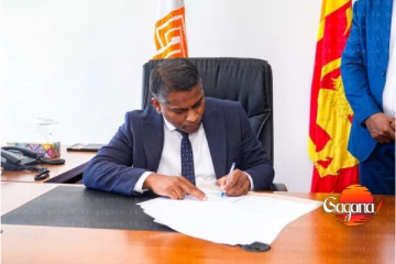 UDA නව සභාපති පුටුව එම්. ජී. හේමචන්ද්‍රට