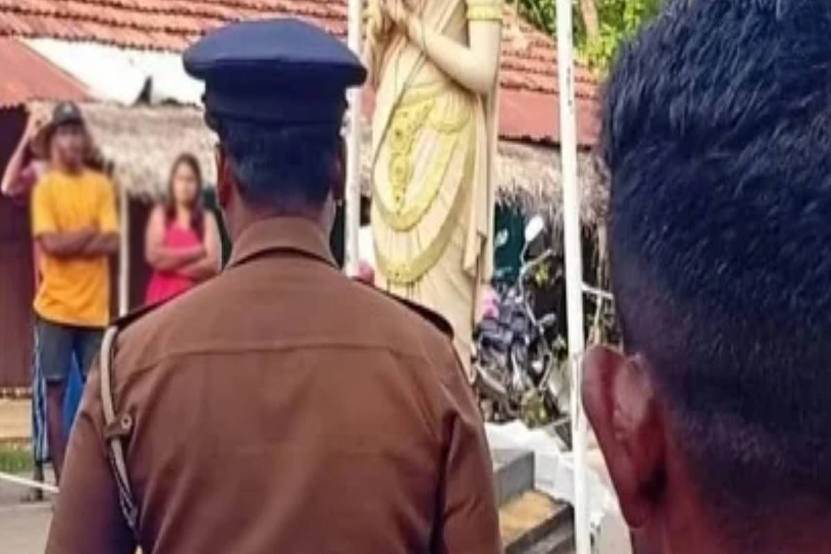 தலையை துண்டித்து சிலையில் தொங்கவிட்டு பரபரப்பை ஏற்படுத்திய சம்பவம் - சிக்கிய பிரதான சந்தேகநபர் | Suspects Beheaded And Hung From Statue Identified