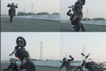 பைக்கில் இருந்து விழுந்த பிறகு அஜித் செய்த ஒரு விஷயம்- வியந்த படக்குழு