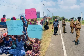 நொச்சிக்குளம் பகுதியில் துப்பாக்கிச்சூடு : மக்கள் வீதியை மறித்து ஆர்ப்பாட்டம்
