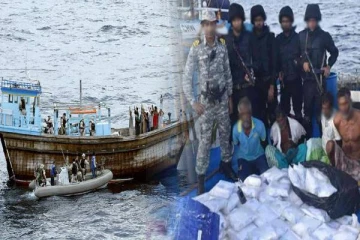 பல கோடி பெறுமதியிலான ஹெரோயின் மீட்பு: நடுக்கடலில் வைத்து ஐவர் கைது