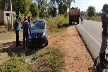 திருகோணமலையில் மோட்டார் வாகனமொன்று வேகக்கட்டுப்பாட்டை இழந்து விபத்து