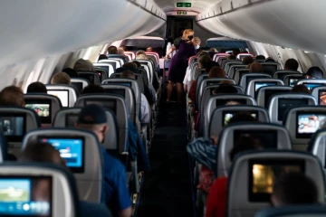 விமான பயணத்தில்  இந்திய வம்சாவளி நபரின் முகம் சுழிக்க வைக்கும் செயல்!