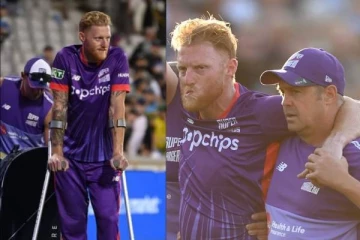 இலங்கை தொடரில் களமிறங்குவாரா ஸ்டோக்ஸ்? ஊன்றுகோலுடன் நிற்கும் புகைப்படம்..கவலையில் இங்கிலாந்து