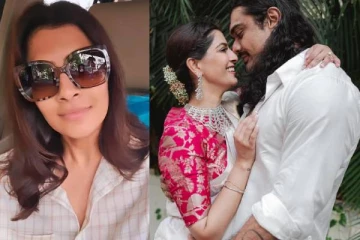 திருமணமே ஆகல அதுக்குள்ள இரண்டு குழந்தையா!! வருங்கால கணவருடன் ஷாக் கொடுத்த வரலட்சுமி