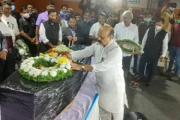 உக்ரைனில் உயிரிழந்த இந்தியா மாணவனின் உடல் பெங்களூரு வந்தடைந்தது