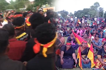 இறுதிப் பிரகடனம் வாசிக்கப்பட்ட போது குழப்பம் - முறியடித்த மாணவர்கள் (காணொளி)