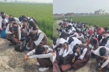 பீஸ் கட்டாத மாணவர்கள் - சாலையில் அமர வைத்த கொடூர நிர்வாகம்