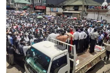 நுவரெலியாவில் பாரிய ஆர்ப்பாட்டம் - ஆயிரக்கணக்கானோர் பங்கேற்பு