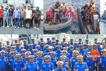 ආපදාවට පත් නෞකාවේ කාර්ය මණ්ඩලය ගොඩබිමට