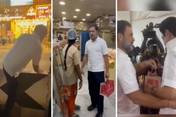 முதல்வர் ஸ்டாலினுக்காக சுவர் ஏறி குதித்து கிஃப்ட் வாங்கிய ராகுல் - இணையத்தை கலக்கும் வீடியோ!