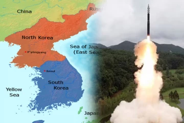 கொரிய தீபகற்பத்தில் பதற்றம்: வடகொரியா மீண்டும் எறிகணைகள் வீச்சு