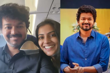 பிரபல நடிகையுடன் ப்லைட்-ல் தளபதி விஜய்! இணையத்தில் வைரலாகி வரும் போட்டோஸ்