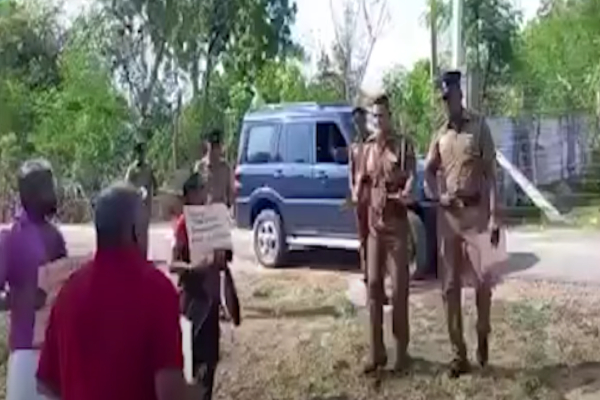 தையிட்டியில் உருவான பதற்ற நிலை - இதுவரை ஒன்பது பேர் கைது! (காணொளி) | Thaiitti Protest Mp Arrest