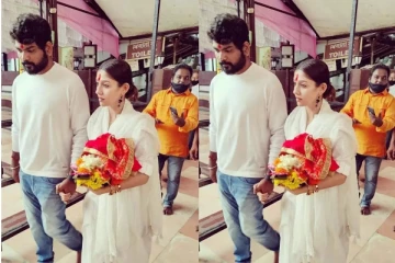 ஏதாவது பரிகாரமா..? - பாடிகாட் முனீஸ்வரர் கோவிலுக்கு நயன்-விக்னேஷ் திடீர் விசிட் - வைரலாகும் போட்டோ