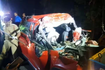 நெஞ்சை உலுக்கிய கோர விபத்து; அடுத்தடுத்து பயங்கரம் - 9 பேர் பலி!