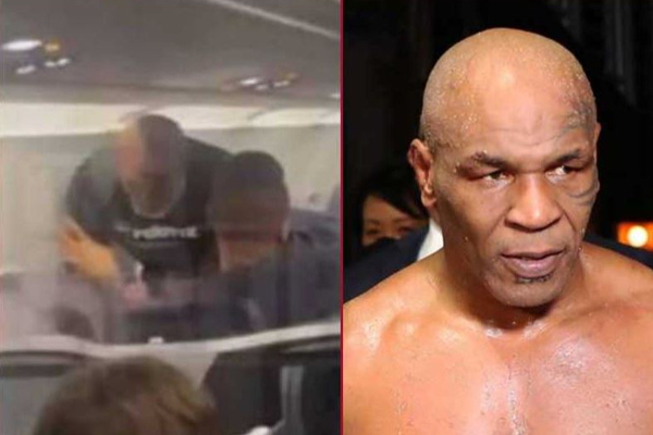 விமான பயணத்தின்போது கடுப்பேற்றிய நபரை ’முகத்தில் ஓங்கி ஒன்று’ வைத்த மைக் டைசன் - வைரல் வீடியோ - தமிழ்நாடு