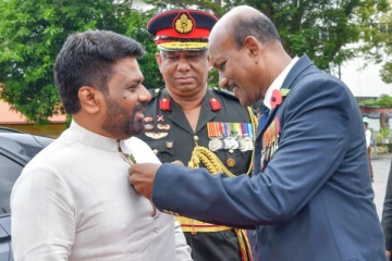 ஜனாதிபதி அனுர தலைமையில் பொப்பி மலர் தினம் அனுஷ்டிப்பு