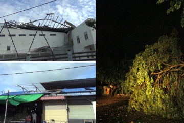 புத்தளத்தை சுழற்றிப்போட்ட மினி சூறாவளி: காற்றினால் அள்ளுண்டுச் சென்ற கூரைகள்!