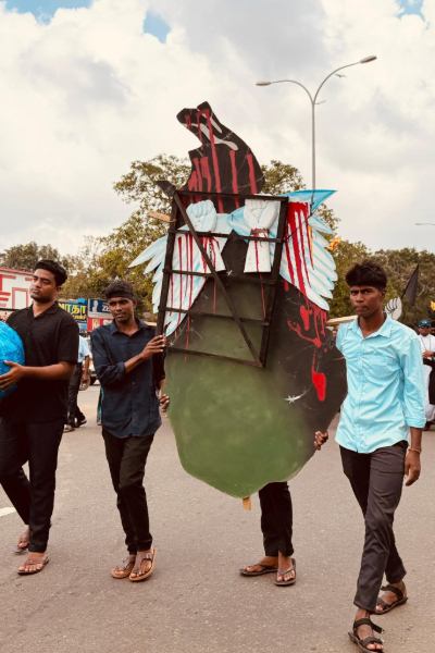 නිදහස් දිනය දෙමළ ජනතාවට කළු දිනයක් බව ප්‍රකාශ කරයි | Kilinochchi Rally Marks Black Day