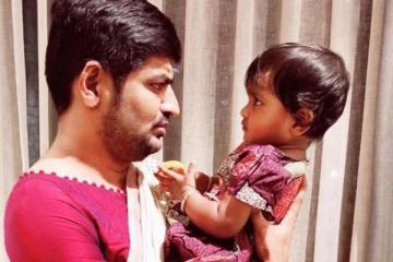 காமெடி நடிகர் சதிஷ் வீட்டில் நடந்த விஷேசம்! அவருக்கு இவ்வளவு பெரிய மகளா